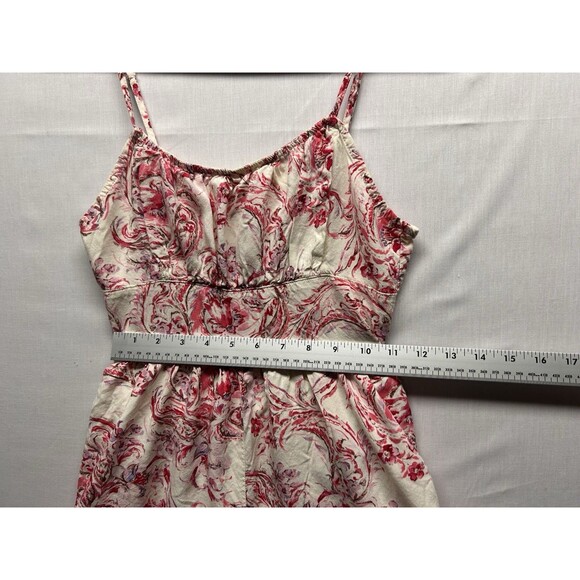 Ci Sono Romper Women’s Small Spaghetti Strap Floral Paisley Open Back Pockets - Picture 5 of 7